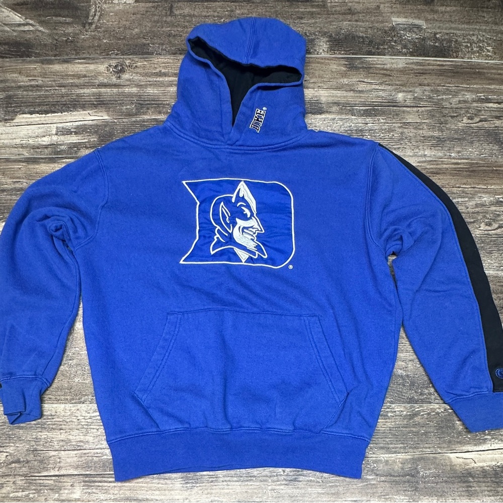 Vintage Duke Blue Devils Colosseum Hoodie Embroidered Y2K Large GUC